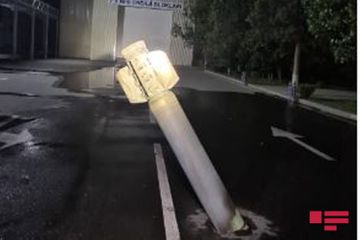 Ermənilərin atdığı raketlərdən biri Mingəçevir istilik elektrik stansiyasının qarşısına düşüb - FOTO - VİDEO