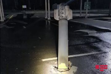 Ermənilərin atdığı raketlərdən biri Mingəçevir istilik elektrik stansiyasının qarşısına düşüb - FOTO - VİDEO