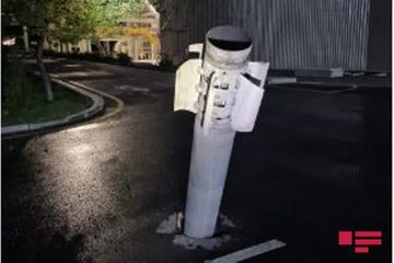 Ermənilərin atdığı raketlərdən biri Mingəçevir istilik elektrik stansiyasının qarşısına düşüb - FOTO - VİDEO
