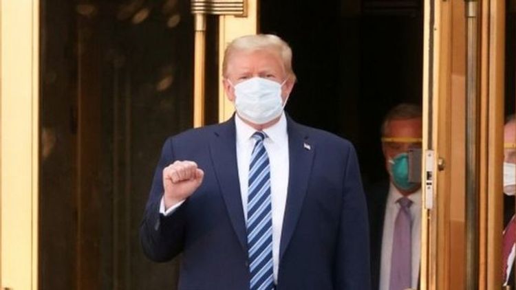Заболевший COVID-19 Трамп покинул больницу