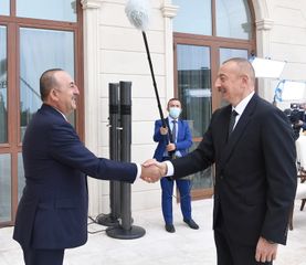 Prezident İlham Əliyev Mövlud Çavuşoğlunu qəbul edib - YENİLƏNİB
