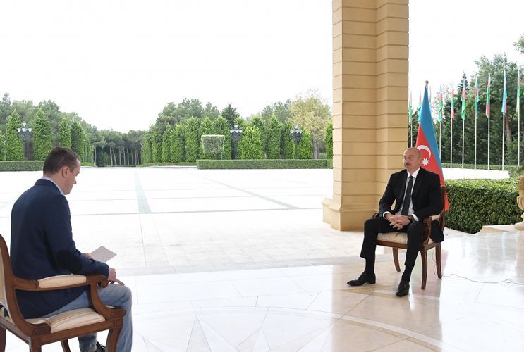 Azerbaijani President interviewed by Russia’s “Pervıy Kanal” TV channel - UPDATED