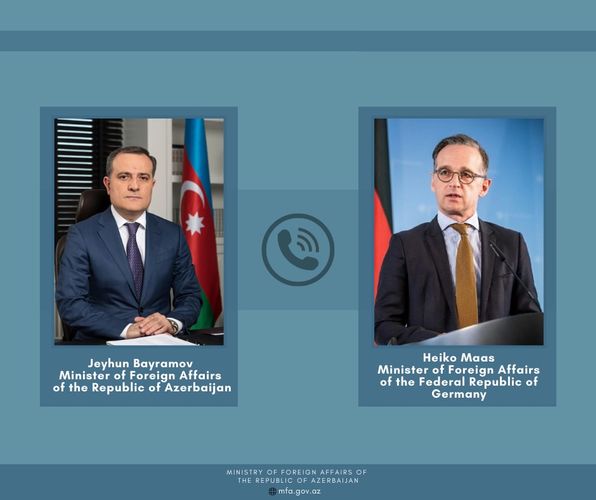 Ceyhun Bayramov almaniyalı həmkarı ilə telefonla danışıb