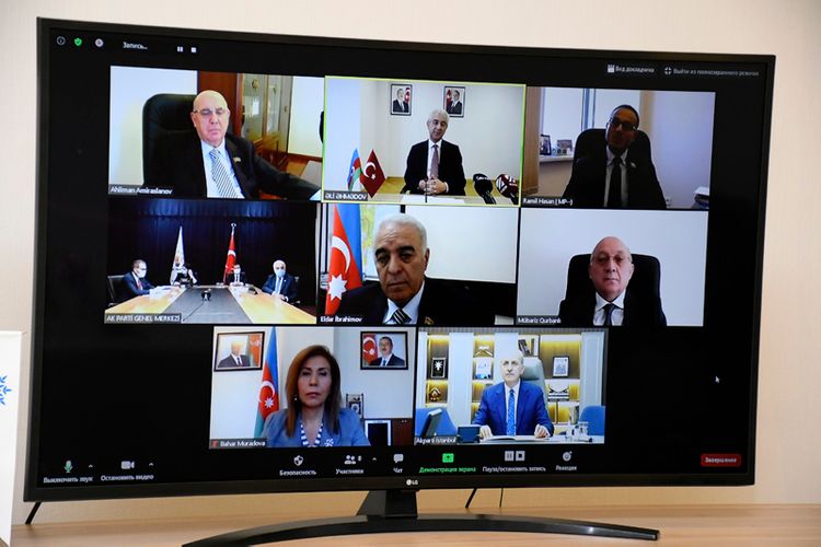 YAP-la Türkiyənin Ədalət və İnkişaf Partiyasının birgə videokonfransı keçirilib