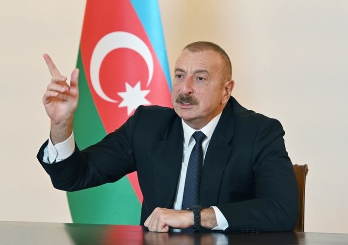 Azərbaycan Prezidenti: "İşğalçıya bəlkə də sonuncu dəfə şans veririk ki, çıxın bizim torpaqlarımızdan"