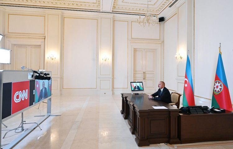 President Ilham Aliyev:  Today in Azerbaijan there are thousands of Armenians who live in peace, and dignity. But in Armenia, all Azerbaijanis have been expelled