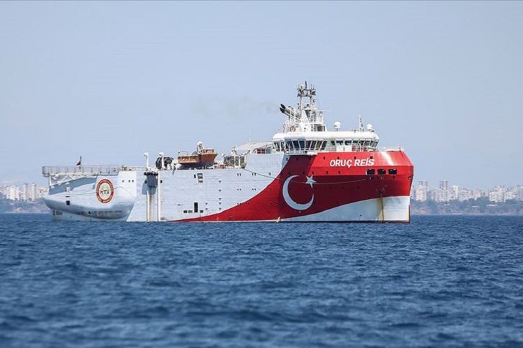 Türkiyənin "Oruç Reis" gəmisi Şərqi Aralıq dənizində seysmik araşdırma işləri aparacaq
