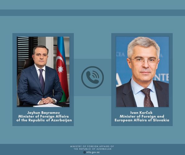 Ministers of Foreign Affairs of Azerbaijan and Slovak Republic hold phone talk