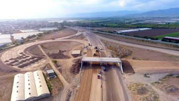 M2 magistralının Gəncə-Gürcüstan sərhədi hissəsinin genişləndirilməsi davam edir