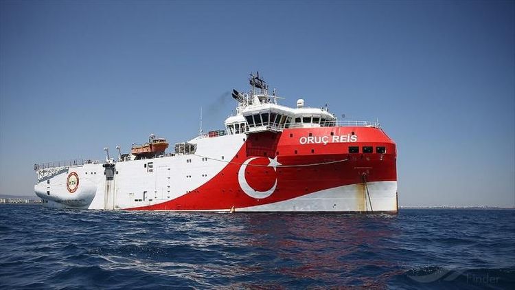 Турецкое судно Oruc Reis приступило к сейсмологическим работам в Восточном Средиземноморье