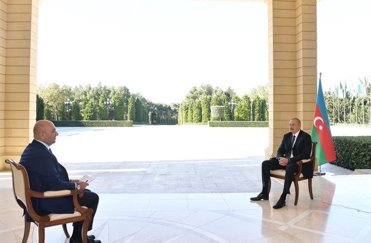 Ильхам Алиев: После того, как на всех этих землях будет развеваться флаг Азербайджана, в живых там не может остаться ни одного террориста