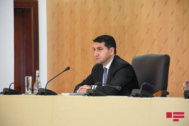 Hikmet Hajiyev: Innocent civilians in Ganja are under missile attack of Armenia