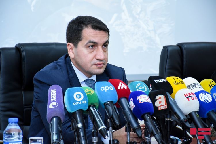 Hikmet Hajiyev: Nikol Pashinyan uses the same tactic and missile system used by Saddam Hussein against civilians