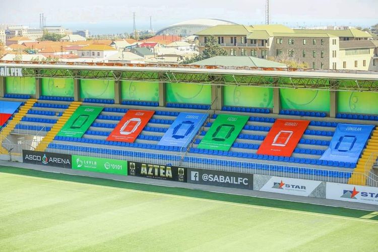 “ASCO Arena” stadionunun tribunalarına işğal altında olan rayonların adları həkk edilib - FOTO