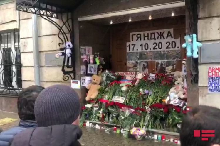 Moskvada Ermənistanın Gəncə şəhərində törətdiyi terrorun qurbanları anılıb