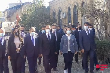 Türkiyənin Baş Ombudsmanı Gəncəyə gedib - YENİLƏNİB