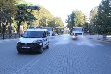 Gəncədə genişmiqyaslı dezinfeksiya işləri aparılıb
