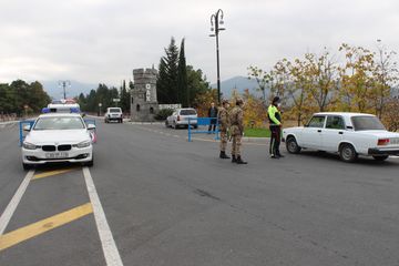 Qax və Zaqatala rayonlarının giriş-çıxışlarında karantin postları qurulub