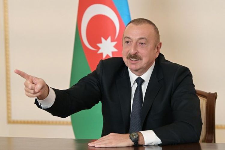 Azərbaycan Prezidenti: “Bu üç ölkə məgər imkanlara sahib deyil ki, aqressora öz yerini göstərsin? İstəmirdilər”