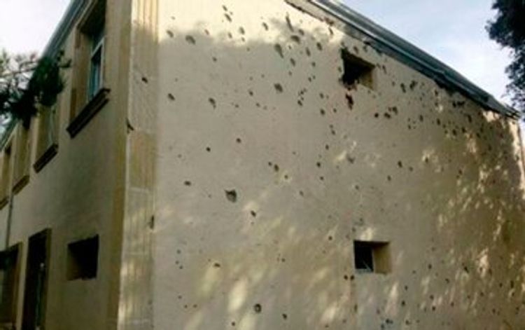 Ermənistan Silahlı Qüvvələri Ağdamda məktəb binasını atəşə tutub