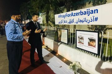 Pakistanda xarici ölkələrin səfirliklərinin yerləşdiyi anklavda erməni terrorunun fəsadlarını əks etdirən xüsusi güşə yaradılıb  - FOTO - VİDEO