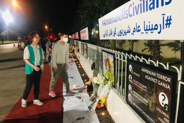 Pakistanda xarici ölkələrin səfirliklərinin yerləşdiyi anklavda erməni terrorunun fəsadlarını əks etdirən xüsusi güşə yaradılıb  - FOTO - VİDEO