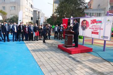 Türkiyədə şəhid general Polad Həşimov adına parkın açılışı olub