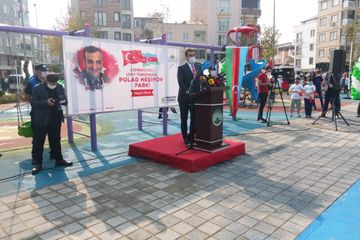 Türkiyədə şəhid general Polad Həşimov adına parkın açılışı olub