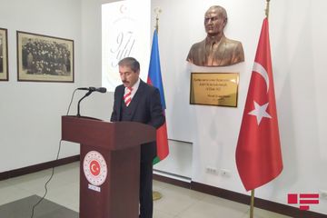 Gəncədə Türkiyə Cümhuriyyətinin 97-ci ildönümü qeyd edilib