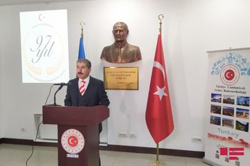 Gəncədə Türkiyə Cümhuriyyətinin 97-ci ildönümü qeyd edilib