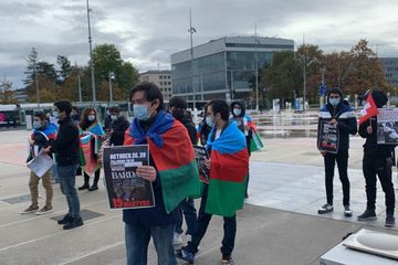 Cenevrədə Ermənistanın terrorçu hərəkətlərinə etiraz edilib