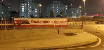 Türkiyədə Azərbaycan çempionuna dəstək pankartı açılıb: “Yanındayıq “Qarabağ”, Avropa Liqasında uğurlar”