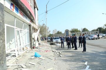 Ermənistanın hərbi təxribatı Bərdədə 30-dək sahibkarlıq subyektinə ziyan vurub - FOTO