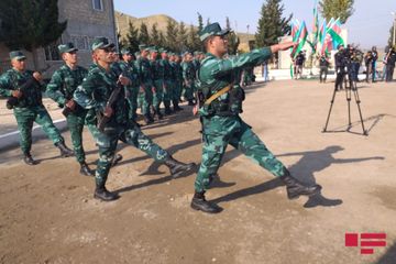 Ermənistanın işğalından azad edilmiş daha dörd sərhəd zastavası üzərində Azərbaycanın dövlət bayrağı ucaldılıb - VİDEO