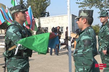 Ermənistanın işğalından azad edilmiş daha dörd sərhəd zastavası üzərində Azərbaycanın dövlət bayrağı ucaldılıb - VİDEO