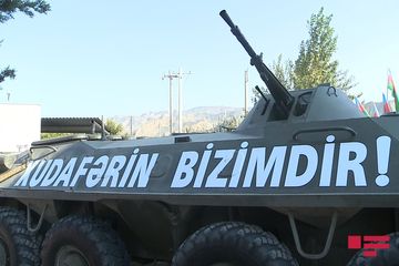 Ermənistanın işğalından azad edilmiş daha dörd sərhəd zastavası üzərində Azərbaycanın dövlət bayrağı ucaldılıb - VİDEO