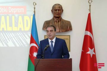 Türkiyənin Gəncədəki Baş konsulluğunda İzmir zəlzələsinin qurbanları anılıb