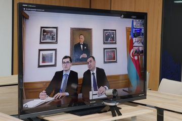 Nazir Ramin Quluzadə "Alibaba Group"un nümayəndələri ilə görüşüb - FOTO