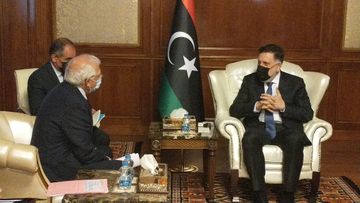 Cozep Borrell Tripolidə Liviyanın Baş naziri Faiz Səracla görüşüb