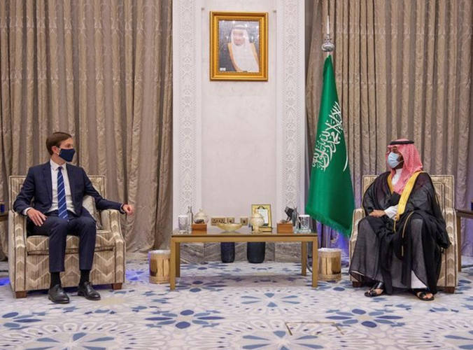 Saudi crown prince meets with U.S. presidential advisor Kushner: state news agency
