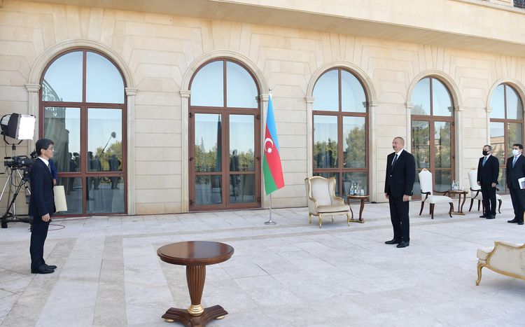 President Ilham Aliyev received credentials of incoming Japan ambassador