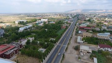 Hacıqabul-Muğan avtomobil yolu yenidən qurulub