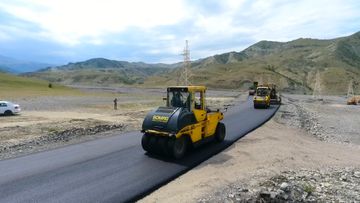 AAYDA: 68 min əhalinin istifadə etdiyi yolun tikintisi yekunlaşmaq üzrədir - FOTO