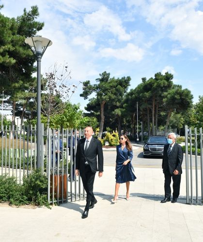 President Ilham Aliyev and first lady Mehriban Aliyeva attended opening of two new blocks of ADA University - UPDATED