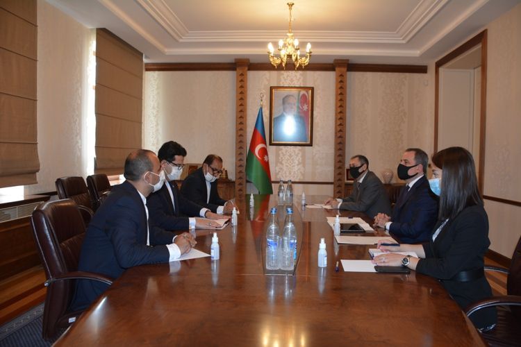 Minister of Foreign Affairs received newly appointed ambassador of Iran to Azerbaijan