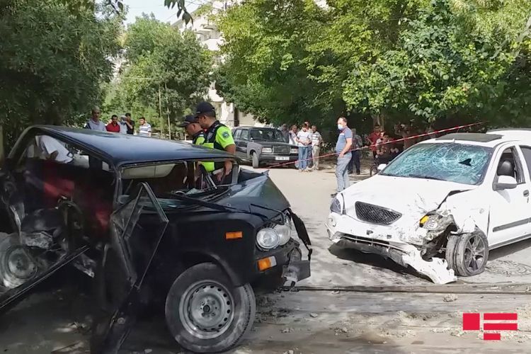 В Ширване произошла цепная авария, есть погибший - ФОТО