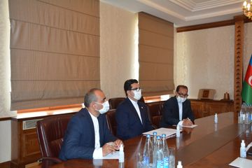 Xarici İşlər naziri İranın Azərbaycana yeni təyin olunmuş səfirini qəbul edib