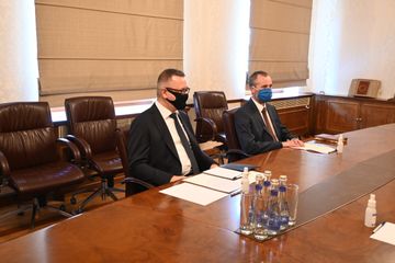 Ceyhun Bayramov Polşanın Azərbaycandakı səfirini qəbul edib