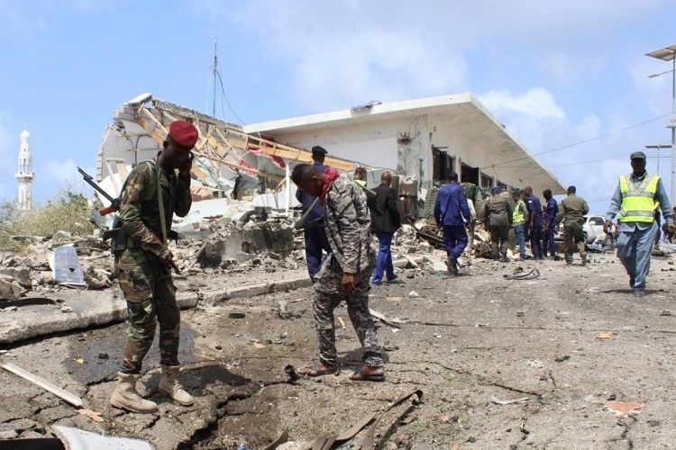 Somalidə törədilmiş partlayış zamanı 3 nəfər ölüb, 7 nəfər yaralanıb
