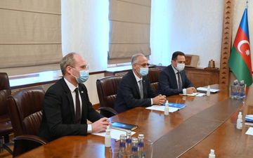 Ceyhun Bayramovla BMT-nin Azərbaycan Respublikasında rezident əlaqələndiricisi Qulam İsakzai arasında görüş keçirilib - FOTO